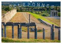 Vorderes Coverbild Peleponnes, traumhafte Halbinsel Griechenlands (Wandkalender 2025 DIN A2 quer), CALVENDO Monatskalender