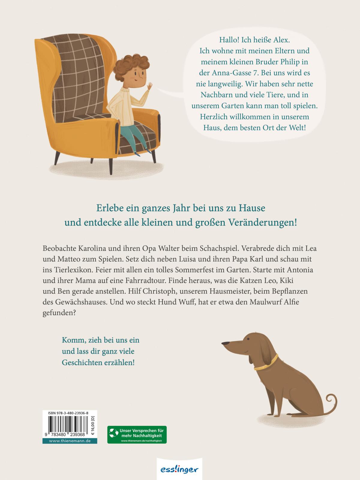 Rückseitencover Ein ganzes Jahr bei uns zu Hause