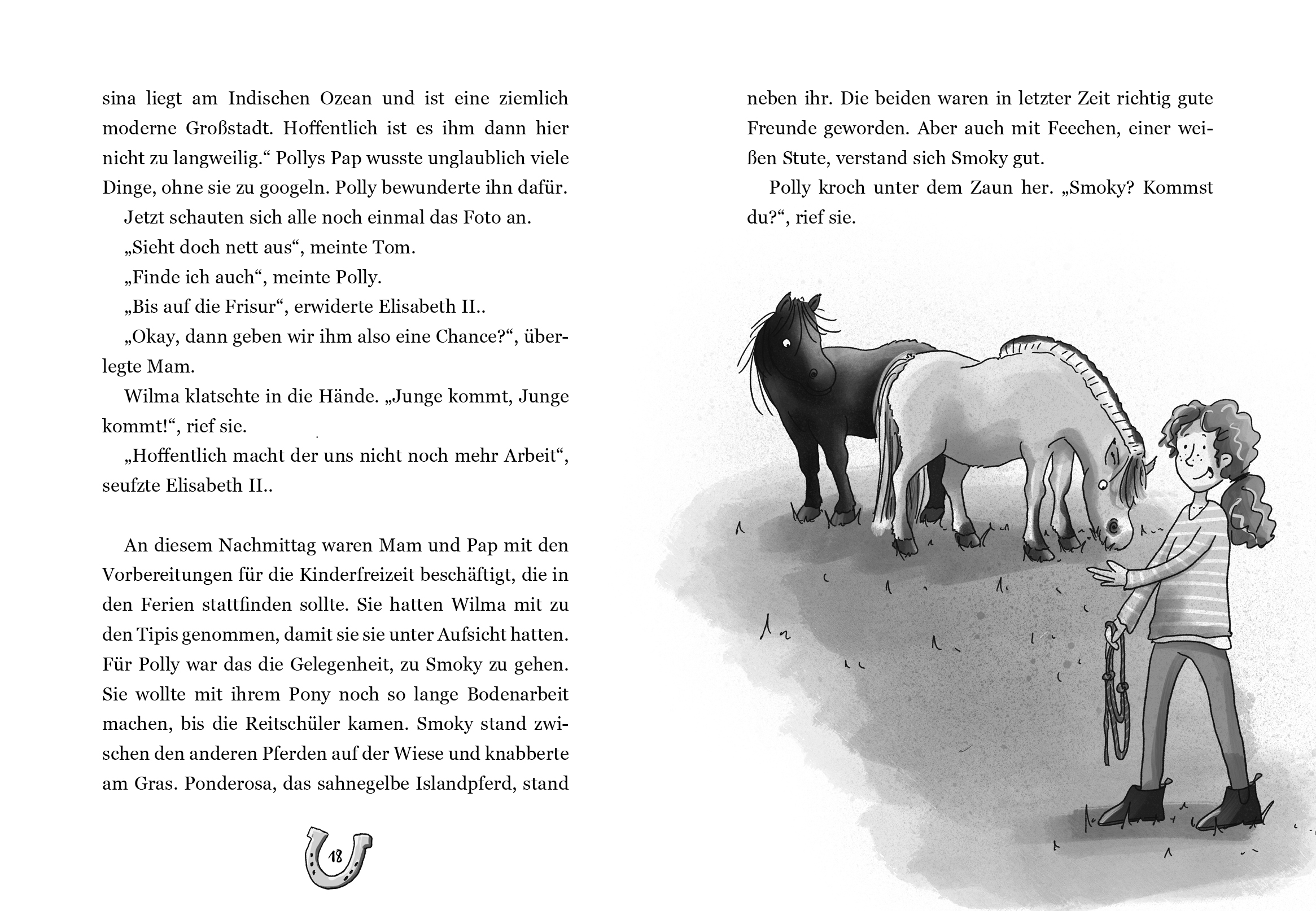 Beispielinhalt (Bild) Die Hufeisen-Ranch - Mit Galopp in die Traumrolle