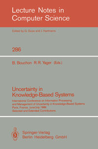 Vorderes Coverbild Uncertainty in Knowledge-Based Systems