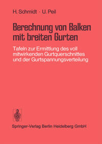 Vorderes Coverbild Berechnung von Balken mit breiten Gurten