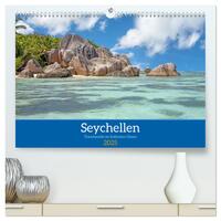 Vorderes Coverbild Seychellen - Trauminseln im Indischen Ozean (hochwertiger Premium Wandkalender 2025 DIN A2 quer), Kunstdruck in Hochglanz