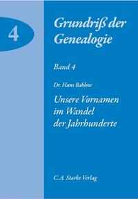 Vorderes Coverbild Unsere Vornamen im Wandel der Jahrhunderte