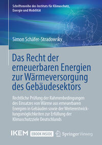 Vorderes Coverbild Das Recht der erneuerbaren Energien zur Wärmeversorgung des Gebäudesektors