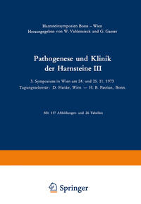 Vorderes Coverbild Pathogenese und Klinik der Harnsteine III