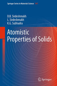 Vorderes Coverbild Atomistic Properties of Solids