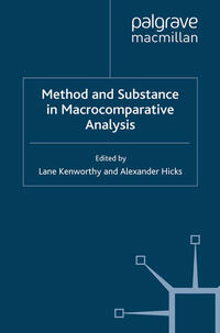 Vorderes Coverbild Method and Substance in Macrocomparative Analysis