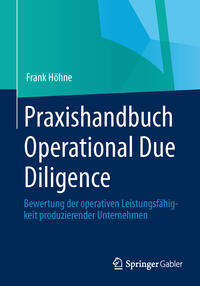 Vorderes Coverbild Praxishandbuch Operational Due Diligence