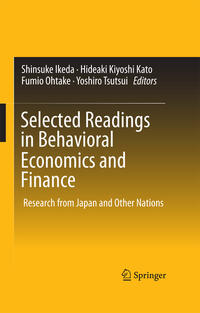 Vorderes Coverbild Selected Readings in Behavioral Economics and Finance