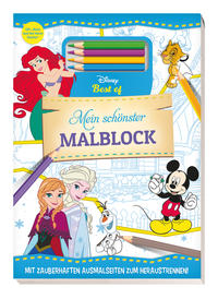 Vorderes Coverbild Disney Best of: Mein schönster Malblock