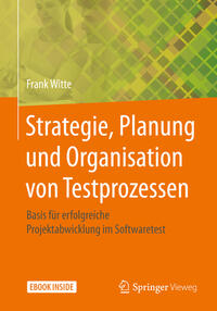 Vorderes Coverbild Strategie, Planung und Organisation von Testprozessen