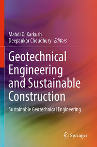 Vorderes Coverbild Geotechnical Engineering and Sustainable Construction