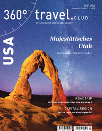 Vorderes Coverbild 360° USA - Ausgabe Sommer/Herbst2020
