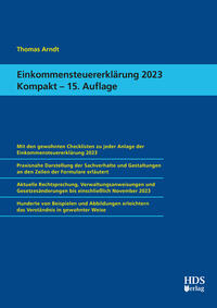 Vorderes Coverbild Einkommensteuererklärung 2023 Kompakt