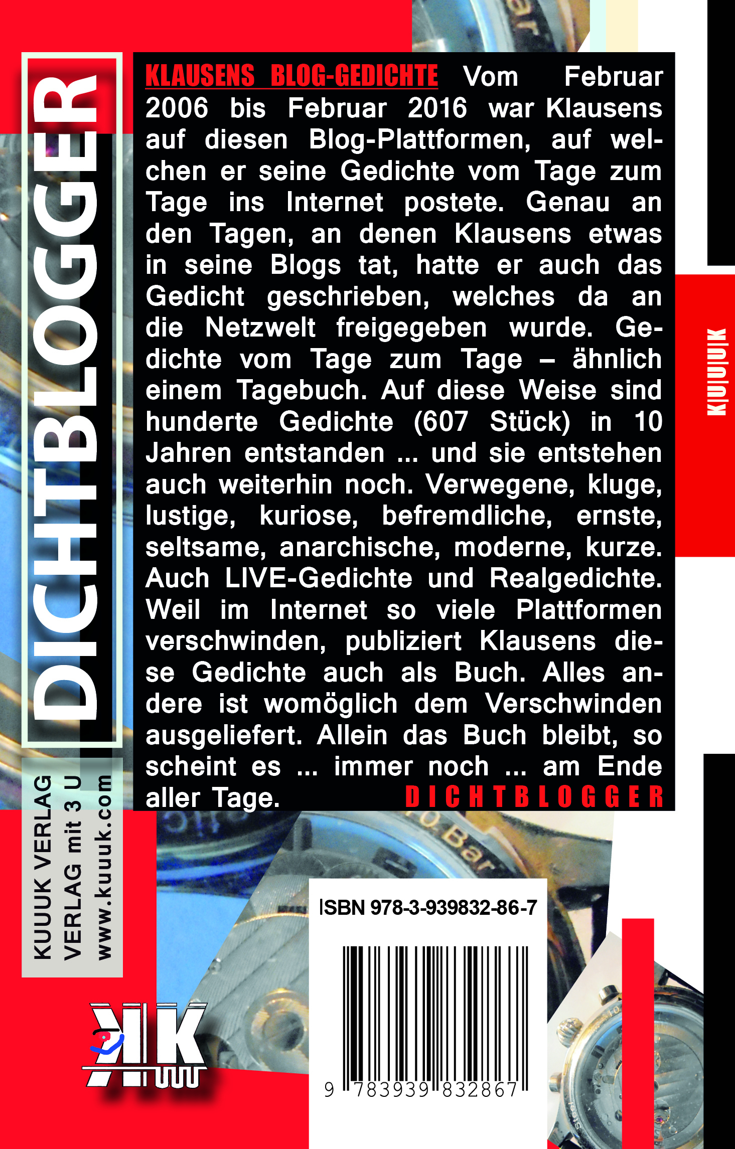 Rückseitencover Dichtblogger