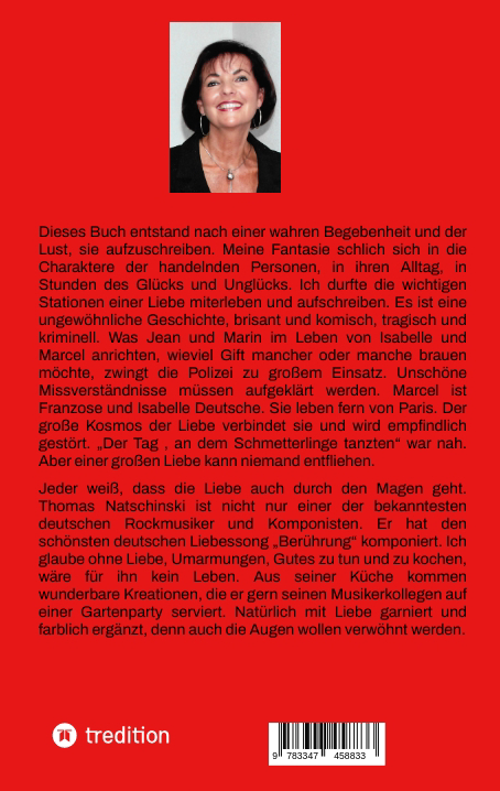 Rückseitencover Der Tag, an dem Schmetterlinge tanzten