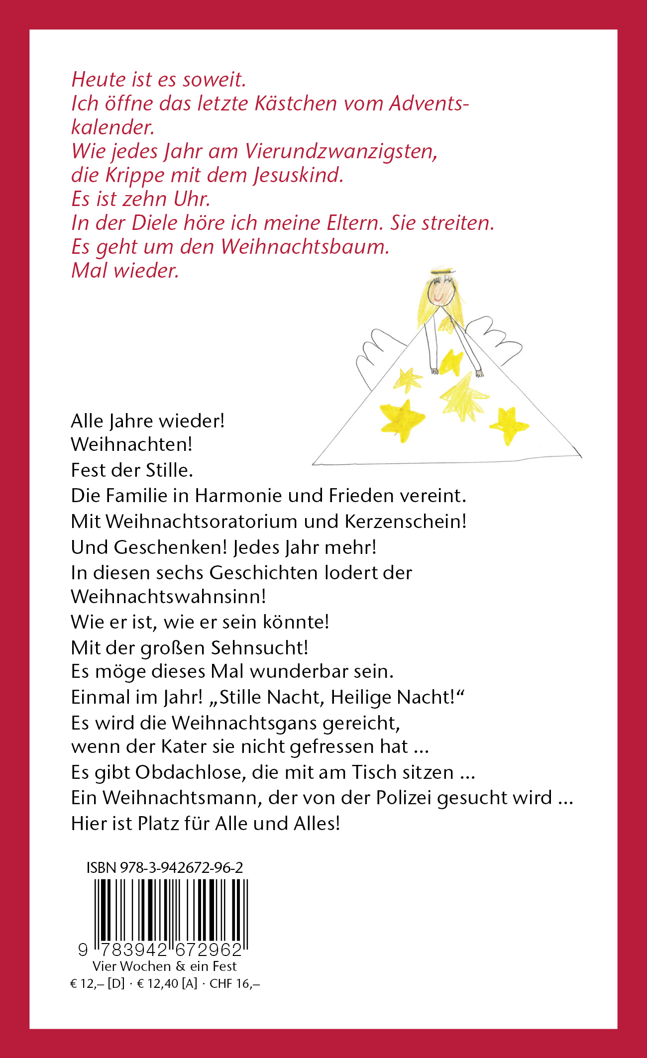 Rückseitencover Vier Wochen & ein Fest