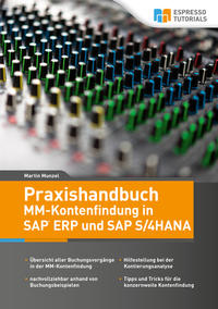 Vorderes Coverbild Praxishandbuch MM-Kontenfindung in SAP ERP und SAP S/4HANA
