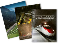 Vorderes Coverbild Pacchetto: La Galleria di base del San Gottardo - la galleria più lunga del mondo, 3 libri