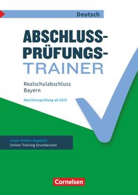 Vorderes Coverbild Abschlussprüfungstrainer Deutsch - Bayern - 10. Jahrgangsstufe