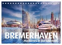 Vorderes Coverbild BREMERHAVEN Maritimes in der Seestadt (Tischkalender 2026 DIN A5 quer), CALVENDO Monatskalender