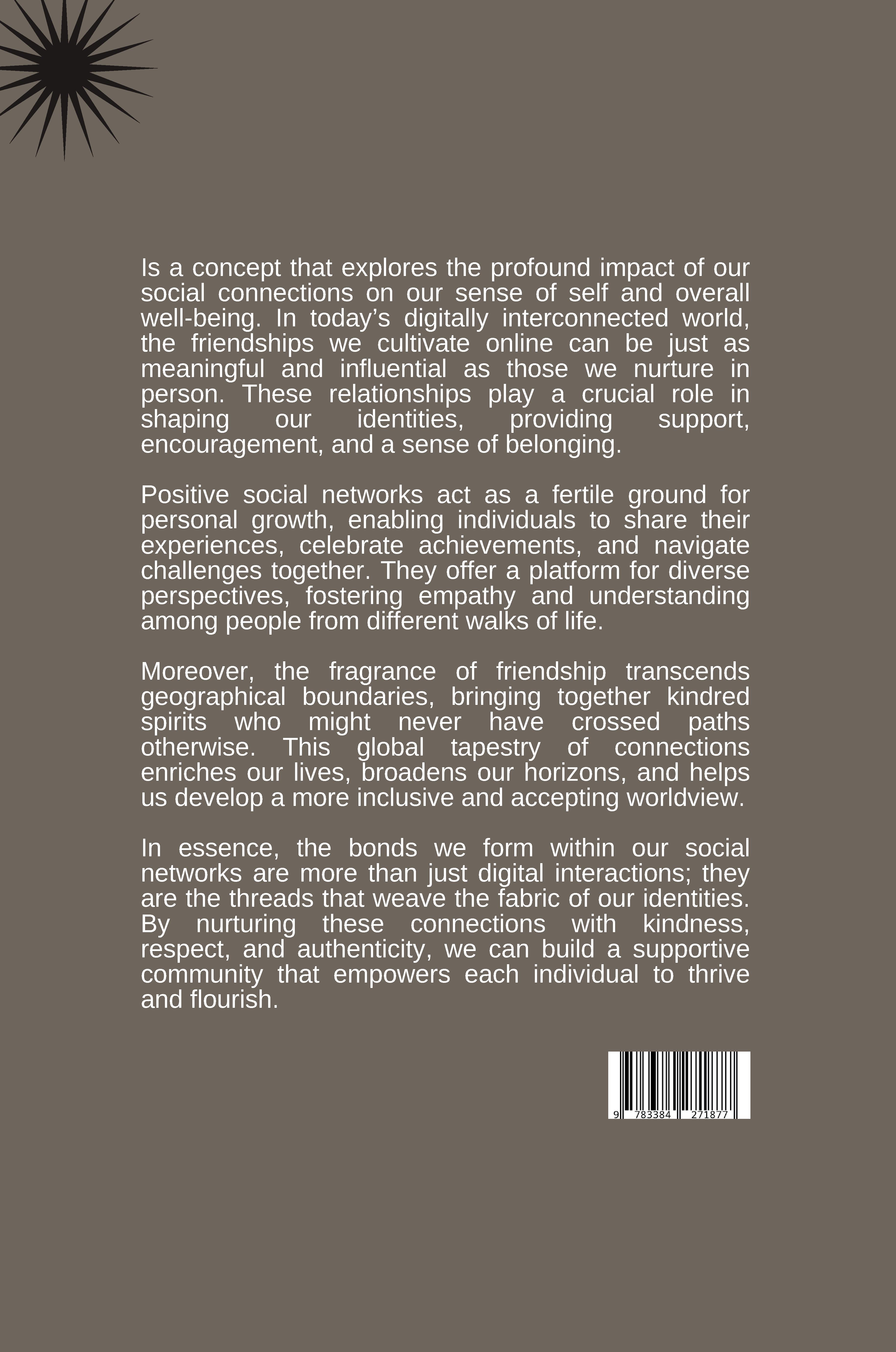 Rückseitencover The Fragrance of Friendship: Building Positive Identities Through Social Networks