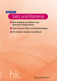 Vorderes Coverbild Sprachtrainer Deutsch - Satz und Komma