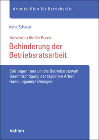 Vorderes Coverbild Behinderung der Betriebsratsarbeit