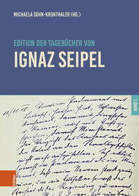 Vorderes Coverbild Edition der Tagebücher von Ignaz Seipel