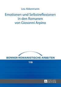Vorderes Coverbild Emotionen und Selbstreflexionen in den Romanen von Giovanni Arpino