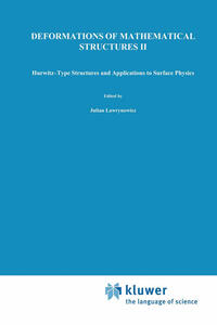 Vorderes Coverbild Deformations of Mathematical Structures II