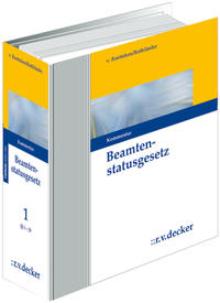 Vorderes Coverbild Beamtenstatusgesetz