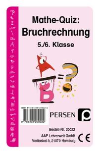 Vorderes Coverbild Mathe-Quiz: Bruchrechnung