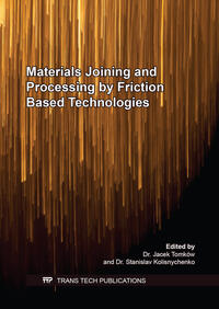 Vorderes Coverbild Materials Joining and Processing by Friction Based Technologies