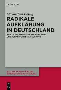 Vorderes Coverbild Radikale Aufklärung in Deutschland