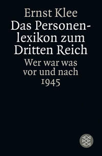 Vorderes Coverbild Das Personenlexikon zum Dritten Reich