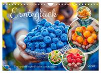 Vorderes Coverbild Ernteglück - Eine handvoll süßer Früchte zum Anbeißen (Wandkalender 2026 DIN A4 quer), CALVENDO Monatskalender