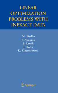 Vorderes Coverbild Linear Optimization Problems with Inexact Data