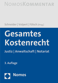 Vorderes Coverbild Gesamtes Kostenrecht