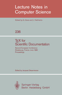 Vorderes Coverbild TEX for Scientific Documentation