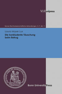Vorderes Coverbild Die konkludente Täuschung beim Betrug