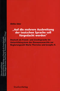 Vorderes Coverbild Auf die mehrere Ausbreitung der teutschen Sprache soll ...