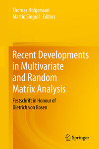 Vorderes Coverbild Recent Developments in Multivariate and Random Matrix Analysis