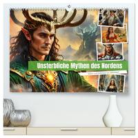 Vorderes Coverbild Unsterbliche Mythen des Nordens (hochwertiger Premium Wandkalender 2025 DIN A2 quer), Kunstdruck in Hochglanz