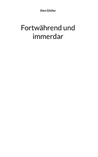 Vorderes Coverbild Fortwährend und immerdar
