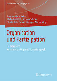 Vorderes Coverbild Organisation und Partizipation