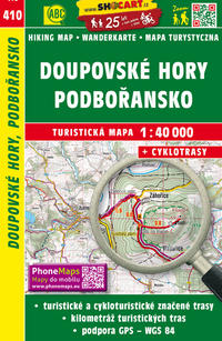 Vorderes Coverbild Doupovské hory, Podboransko / Duppauer Gebirge, Goldbachland (Wander - Radkarte 1:40.000)
