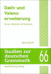 Vorderes Coverbild Dativ und Valenzerweiterung