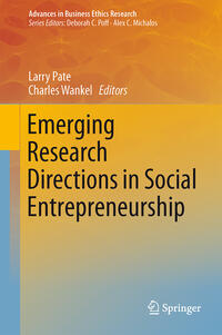 Vorderes Coverbild Emerging Research Directions in Social Entrepreneurship