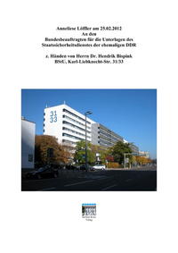 Vorderes Coverbild Anneliese Löffler am 25.02.2012